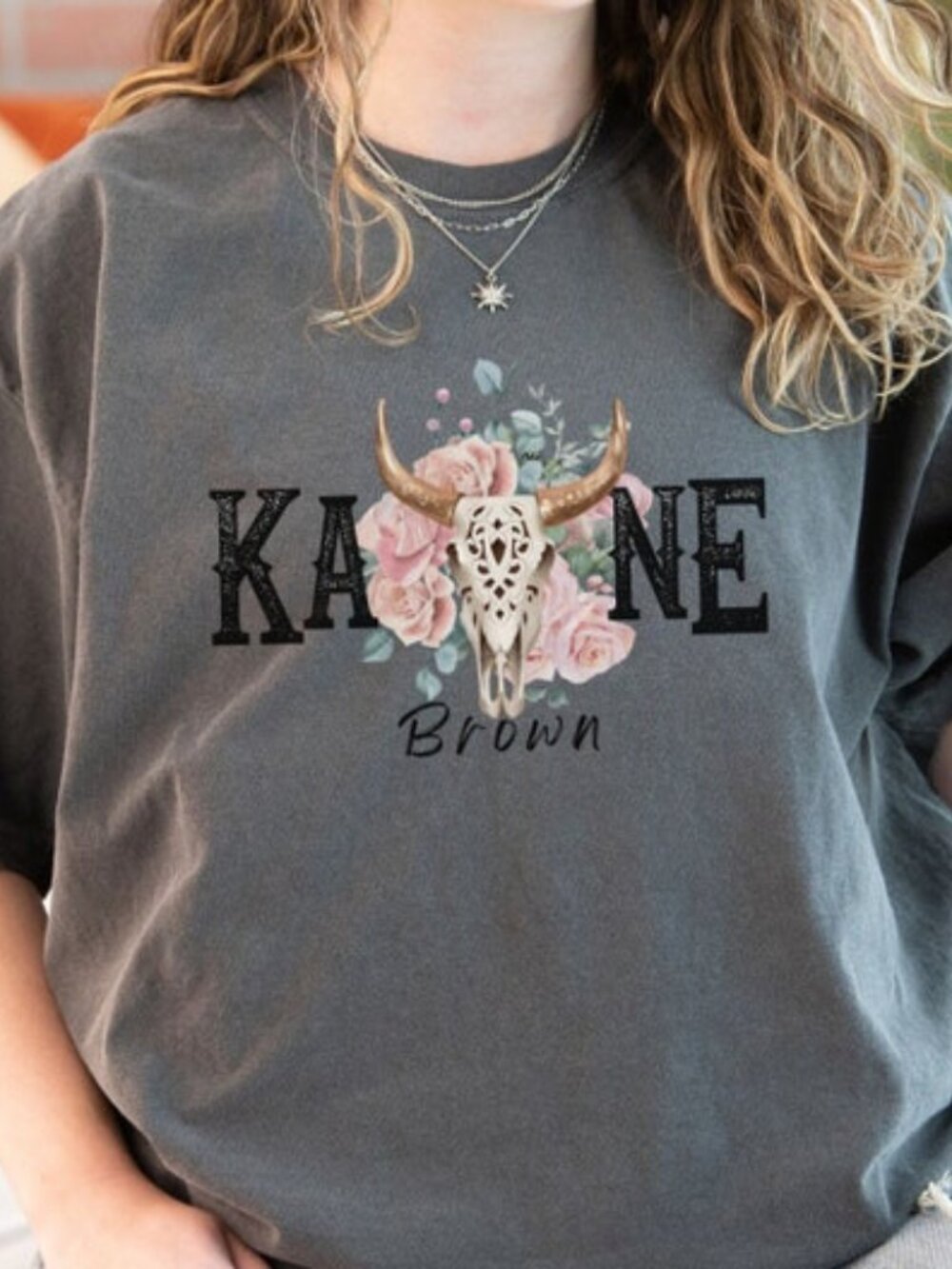 Kane Brown shirts, Kane Brown Charcoal Tee, KB shirts, Country concert shirts